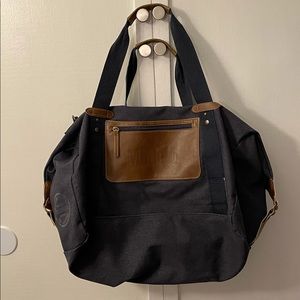 Denim Duffle Bag Field & Co Vintage Cotton Collections NWOT